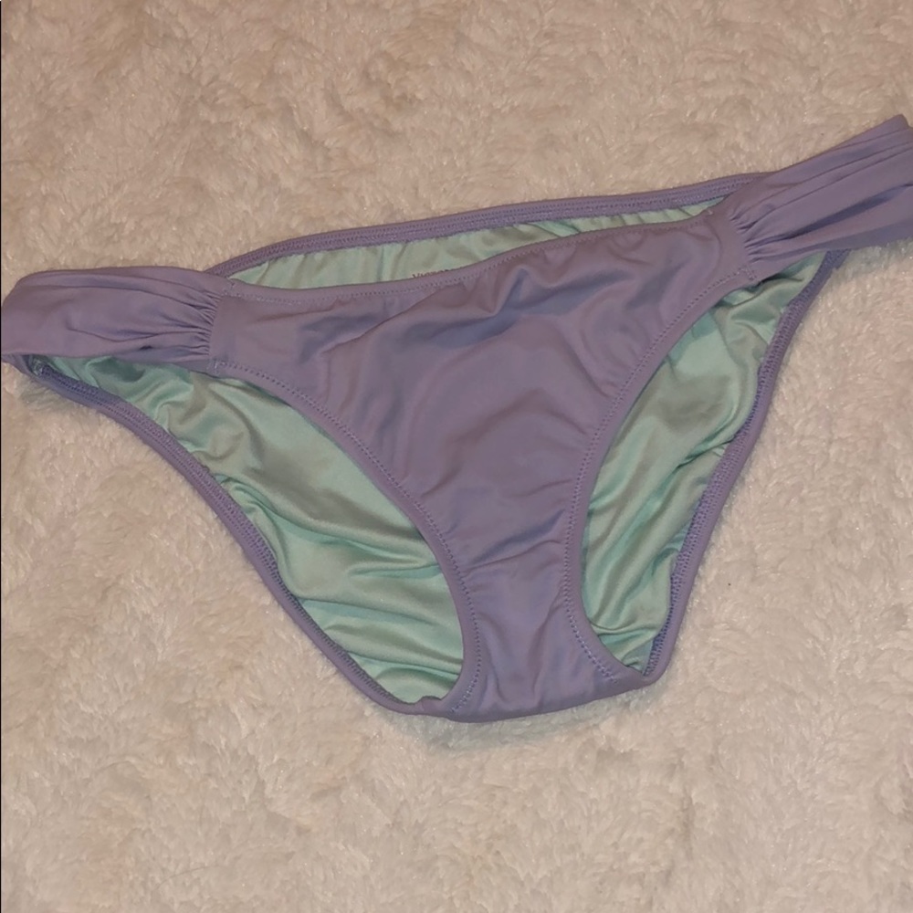 VS Lilac side runched bikini bottoms